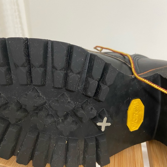 Red Wing Logger Firefighter model 699 Men’s 10d Black Leather Boots - Picture 5 of 10